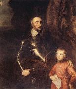 Anthony Van Dyck The Count of Arundel and his son Thomans china oil painting artist